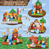 Магнітний конструктор Minecraft Magnetic Building Cubes 100 шт, фото 5