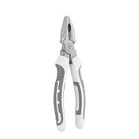 Універсальні плоскогубці PRO 180 мм, нікельовані, WHITE LINE, DIY-PLWL1310/7