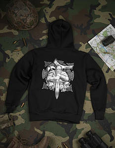 Мілітарі худі на флісі GENESIS Odin black ПП8238