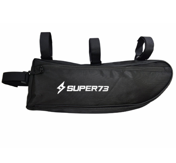 Велосумка Super 73 на раму 400х140х55мм чорний, фото 1