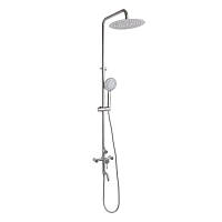 Душова система універсальна Lidz Aria 1030 на три споживача (з виливом) (k35) LDARI1030NKS34932 Nickel