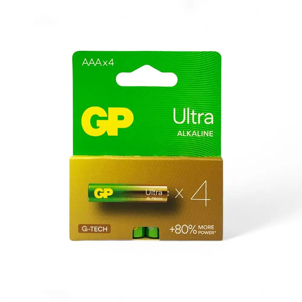 Батарейка лужна GP Ultra Alkaline LR03 AAA, фото 1
