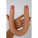 Двосторонній фаллоїмітатор  "FLEX&FIX" EGZO DL001F, фото 2