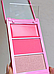 Палетка рум'яна і хайлайтер для обличчя, губ, повік Pear Nova Cheek Palette Pink 12 г, фото 6