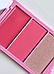 Палетка рум'яна і хайлайтер для обличчя, губ, повік Pear Nova Cheek Palette Pink 12 г, фото 5