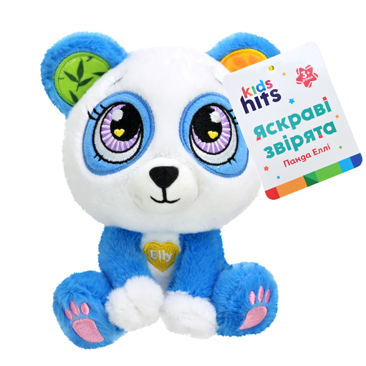 М'яка іграшка панда Elly KidsHits Brightmals 15 см (KH62/005), фото 1