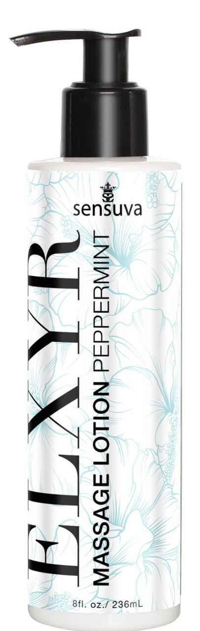 Лосьйон для масажу ніг і ступень Sensuva ELXYR Massage Lotion Peppermint (236 мл)