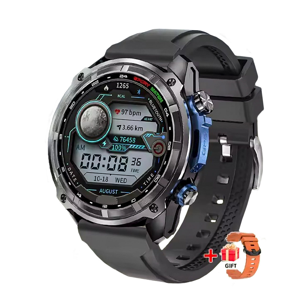 Смарт-годинник TANK G1 Special Edition Rubber Black