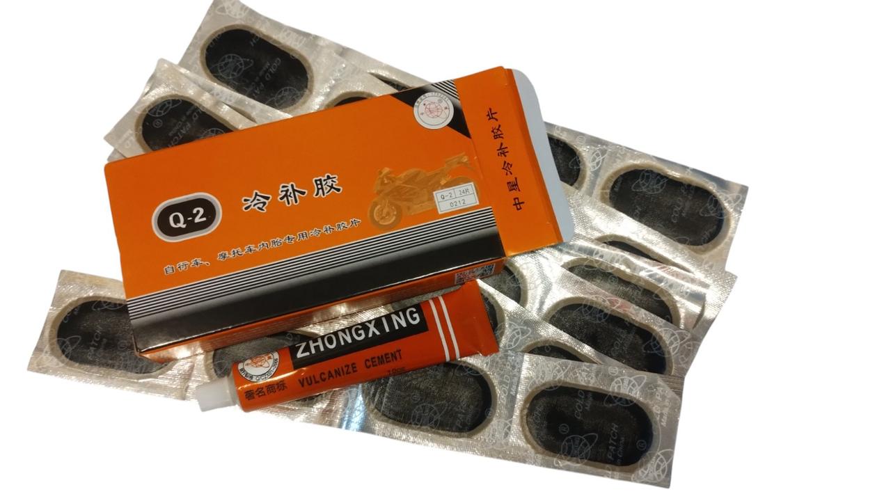 Латка Q2 для ремонту камер 24 шт. 50х30мм, фото 1