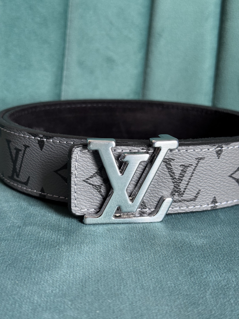 Ремінь чоловічий шкіряний,  чоловічий пояс Луї Віттон , Туреччина, подарункова коробка, фото 1
