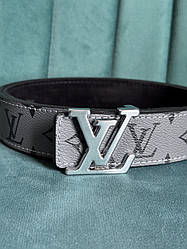 Ремінь чоловічий шкіряний,  чоловічий пояс Луї Віттон , Туреччина, подарункова коробка