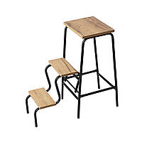 Стілець "Драбина" d16 мм (Дуб Крафт Золотий)