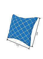 Автоподушка 45х45 см у колір з накидками