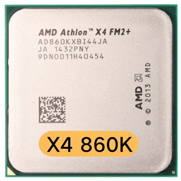 РІДКІСНИЙ Процесор AMD sFM2+ ATHLON X4 860K - 4 ЯДРА по 3.7 Ghz ( Turbo CORE 4.0 GHZ ) кожне AD860KXBI44JA , FM2+, фото 1