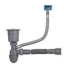 Lidz Handmade H7545 Мийка для кухні інтегрована Decor Honeycomb 3,0/1,0 мм LDH7545DEC48372, фото 9