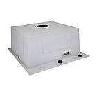 Lidz Handmade H5050H Мийка для кухні інтегрована Decor Honeycomb 2,5/0,5 мм LDH5050DEC48365, фото 5