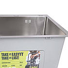 Lidz Handmade H5050H Мийка для кухні інтегрована Decor Honeycomb 2,5/0,5 мм LDH5050DEC48365, фото 6