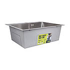 Lidz Handmade H6050H Мийка для кухні інтегрована Decor Honeycomb 2,5/0,5 мм LDH6050DEC48370, фото 4