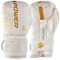 Боксерські рукавиці PowerPlay 3089 Alpha Білі 12 унцій