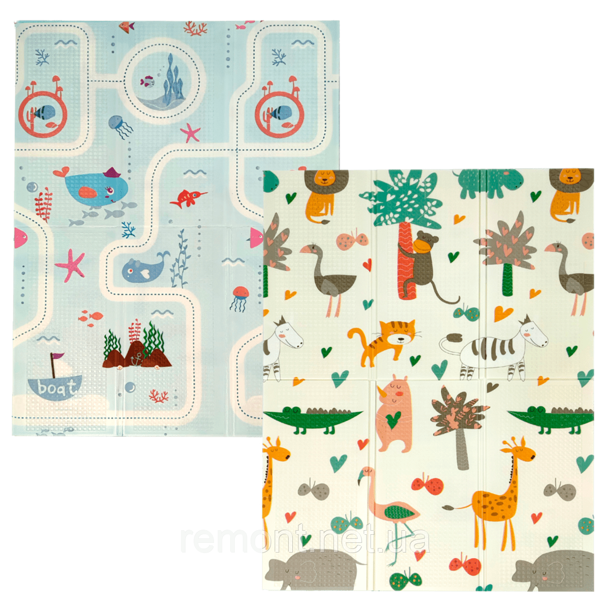 Розвиваючий термокилимок дитячий "Африка | Океан" 200х150х1см (247) SW-00000165, фото 1