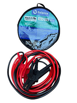 Провід пусковий "Прикурювач" 600А 5,0м повна ізоляція (сумка) Balansa