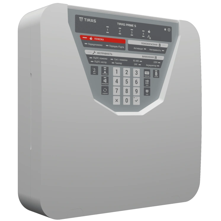 Прилад приймально-контрольний пожежний "Tiras PRIME S", фото 1