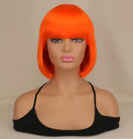 Перука каре жіноча руда помаранчева (PKR-or), фото 1