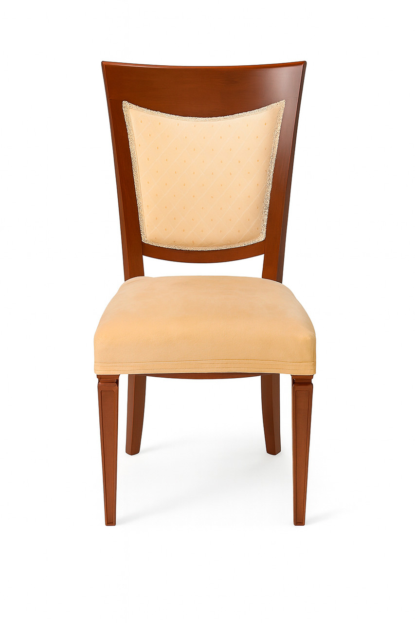 Чохли на сидіння стільця велюрові 2 шт бежевый Love You