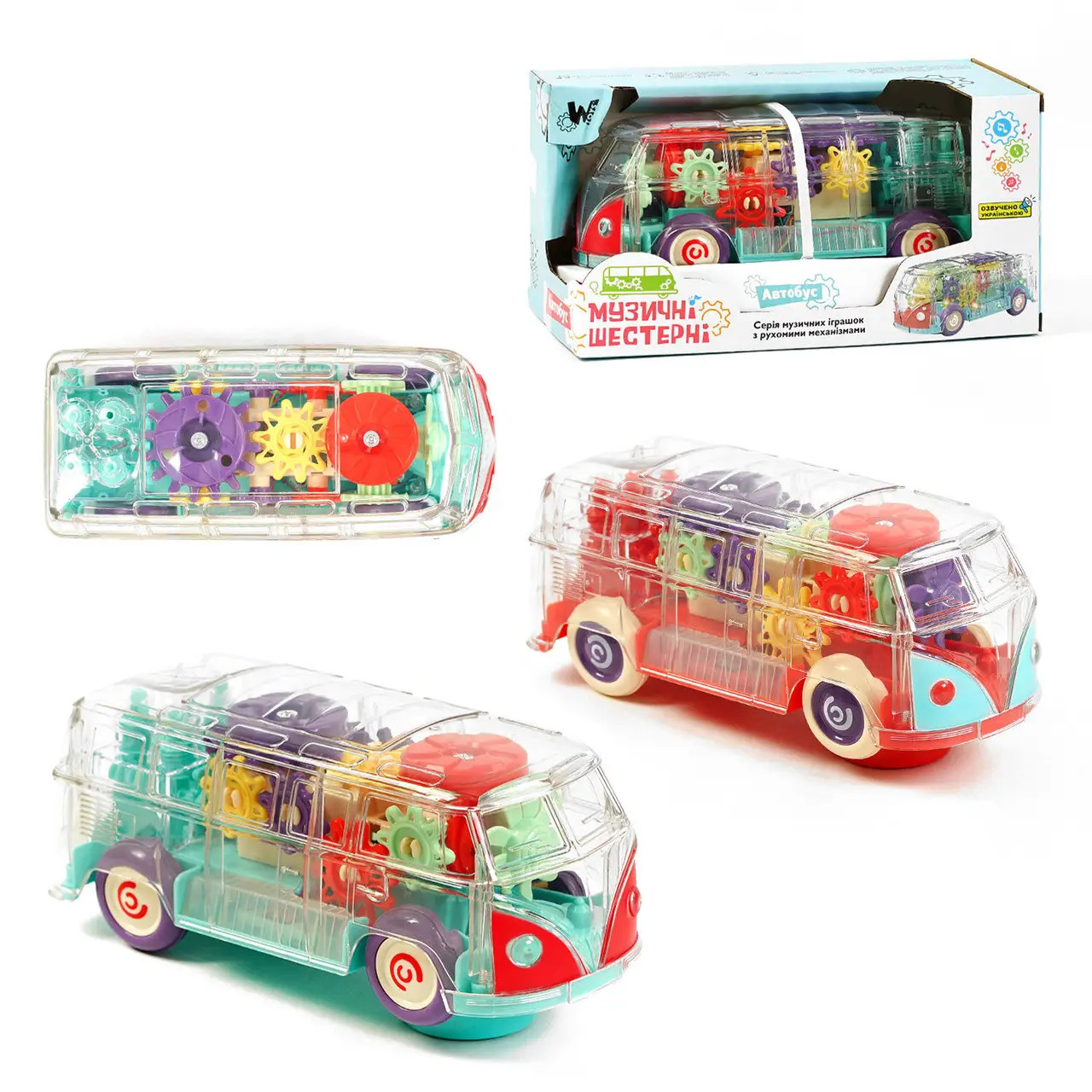 Музична іграшка Автобус (звук / світло), фото 1