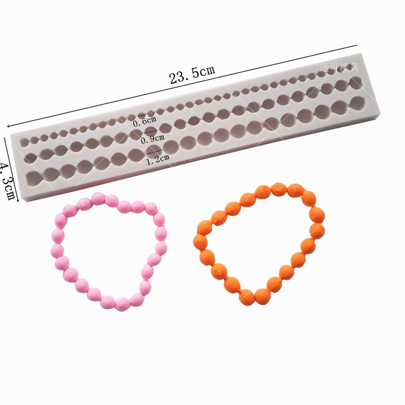 Силіконовий молд Буси 0,6 мм, 0,9 мм, 1,2 мм, фото 1