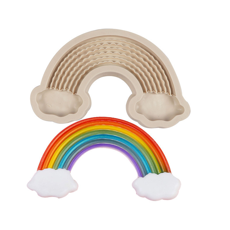 Силіконовий молд Веселка, фото 1