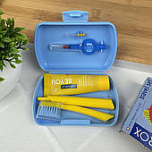 Дорожній набір Curaprox BE YOU (блакийтний) ПЕРЕУКОМПЛЕКТОВАНИЙ