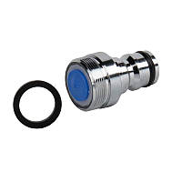 Адаптер на кран з зовнішньою різьбою M24, 
хромована латунь, GKK00M24