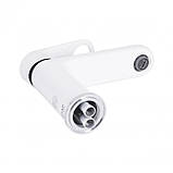 Змішувач для раковини Qtap Jay QTJAY270CRW45551 Chrome/White, фото 3