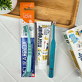 Набір Biorepair Curaprox Baby Curakid від 0 до 4 років (паста 50 мл+зубна щітка+монопучкова зубна щітка)