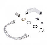 Змішувач для раковини Qtap Presto QTPRE270CRW45576 Chrome/White, фото 4