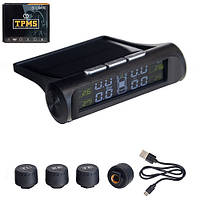 TPMS Бездротова система контролю тиску в шинах із панеллю на сонячній батареї