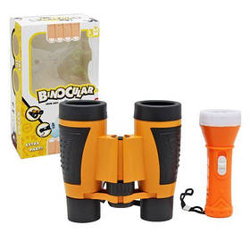 Набір "Бінокль з ліхтариком", помаранчевий [tsi193851-TSI]