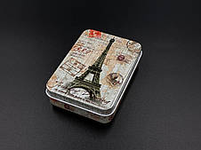 Металеві подарункові коробочки. 9х7х2см