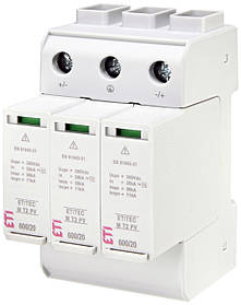 Обмежувач перенапруги ETI ETITEC M T2 PV 600/20 Y (для PV систем)