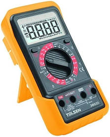 Мультиметр цифровий Tolsen, 0-300В, ЖК-дисплей з підсвіткою