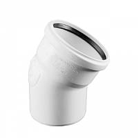 Відвід каналізаційний Rehau Raupiano Plus, 50мм, 30°, поліпропілен, білий