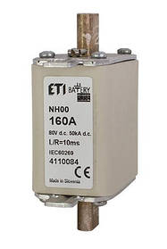Запобіжник ETI, NH-00 Battery 160A 80V DC