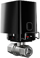 Розумний кульовий кран Ajax WaterStop 1/2" Jeweler, бездротовий, чорний