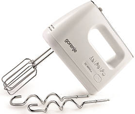 Міксер Gorenje ручний 460Вт, насадки-4, турборежим, білий