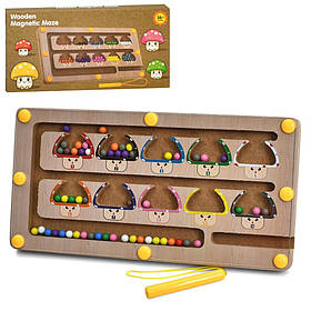 Дерев'яна дитяча іграшка "Лабіринт" Bambi MD 0369 з кульками, Toyman