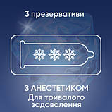 Оригінал! Презервативи Contex Long Love з анестетиком латексні з силіконовою змазкою 3 шт. (5060040300107) - Вища Якість!, фото 2