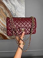 Chanel Classic 25 Flap Burgundy with Gold Hardware 25х16х7