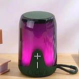 Маленька колонка з підсвічуванням TG652, Активні колонки для дому, Хороша bluetooth колонка FD-39, фото 2