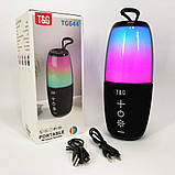Бездротова bluetooth колонка TG644, Портативна колонка для пк Маленька з підсвічуванням RN-41, фото 9